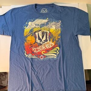 Red Sand, Blue Graphic Tee, Volleyball